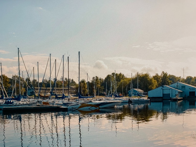 Bonnie Boats, Jackson's Point Print | Town of Georgina Silent Auction ...