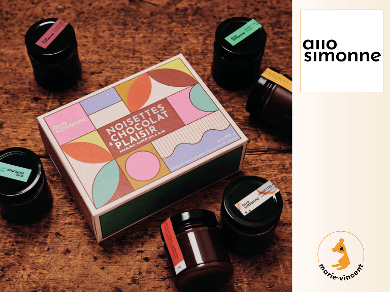 Coffretcadeau Noisettes, chocolat & Plaisir Allo Simonne Encan