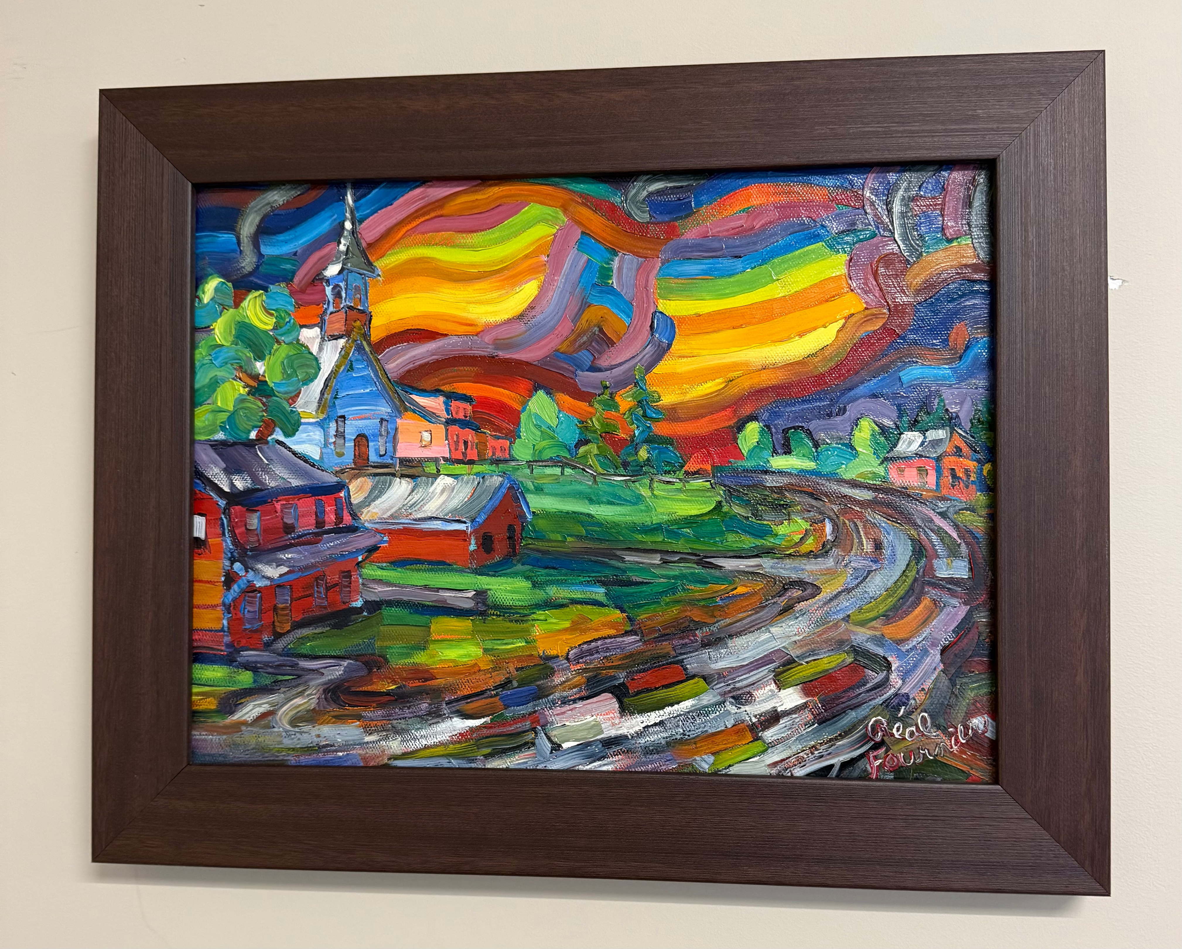 Œuvre originale de Réal Fournier (1990) – Donna Fisher | 100e R-N ...